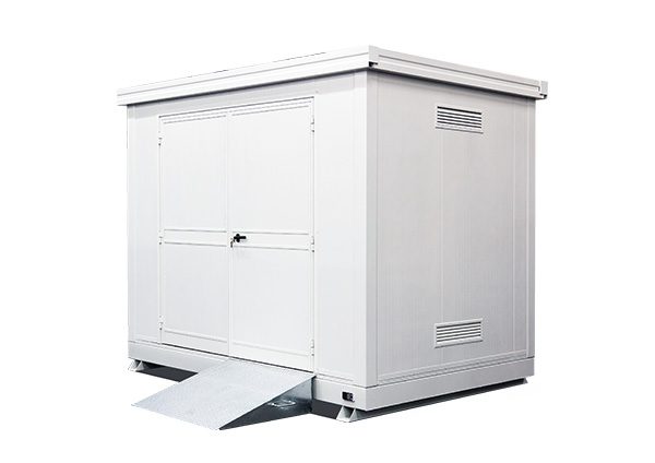 Modul container coibentato per sostanze pericolose capacità 1000 L Sall