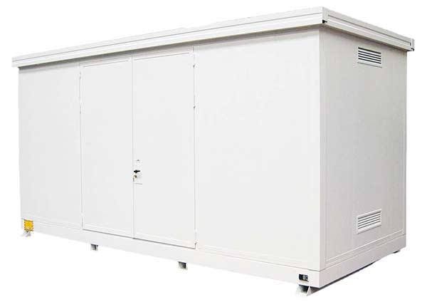 MCO925IT Modul container coibentato con capacità vasca di raccolta 1700 L ideale per sostanze pericolose