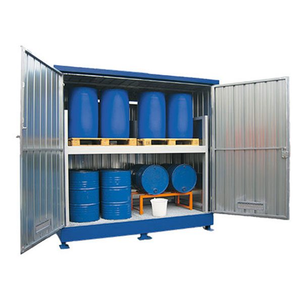 Modul container per stoccaggio fusti