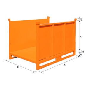 Misure pallet porta stoffe