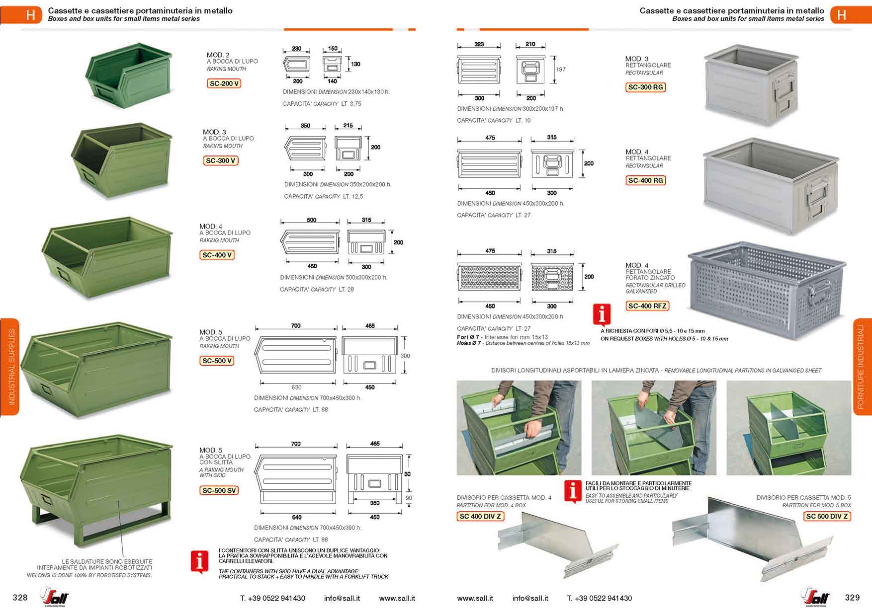 Metal boxes