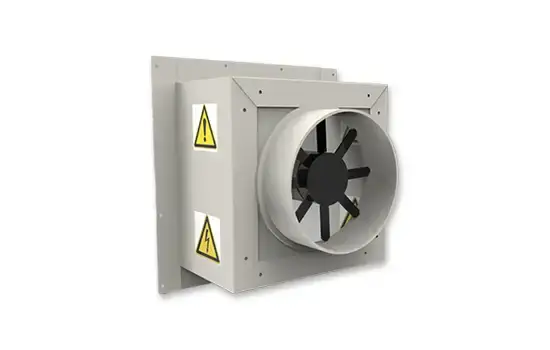 Sistema di ventilazione forzata per ricambio aria per container termici