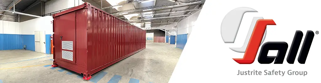 Container marittimo allestito per applicazioni industriali