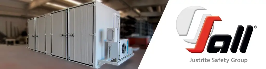 Container a temperatura controllata per lo stoccaggio sicuro di materiali