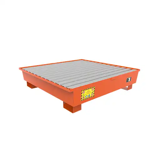 Vasca di contenimento linea essential con portata di 4 fusti dsp304